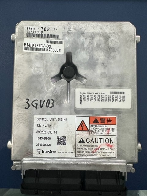 Transtron ECM for Isuzu 4HK1 Engine 8980777822, 898202783001