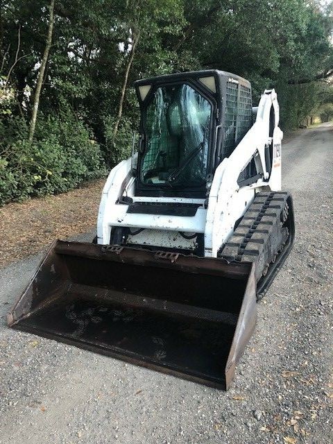 Bobcat T190 Skid Steer Loader Cab A/C Heat HYD quick attach NEW tracks/sprockets