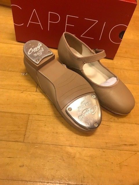 NIB Capezio Mary Jane Tap Shoe Caramel- Adult Sizes
