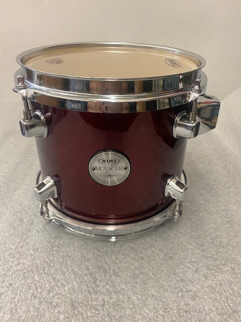 Mapex Voyager Rack Tom 8" x 8" Dark Burgundy with Chrome Har