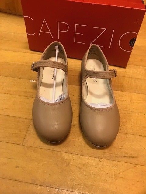 NIB Capezio Mary Jane Tap Shoe Caramel- Adult Sizes