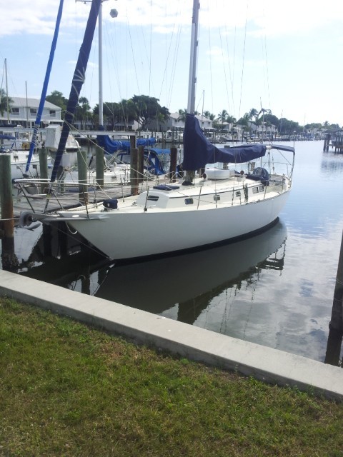 sailboat 1968 43ft aluminum sloop custom by C&C