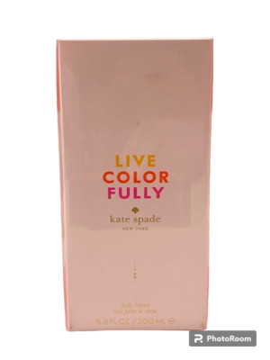 kate spade live color fully 6.8fl. oz./ 200ml.  body lotion NEW IN BOX