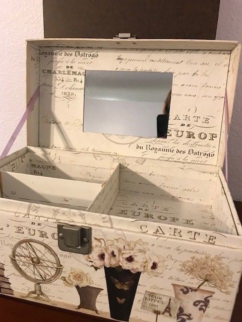 Kathryn White Artistic Cardboard Chest