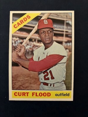 1966 Curt Flood St Louis Cardinals NM/MT