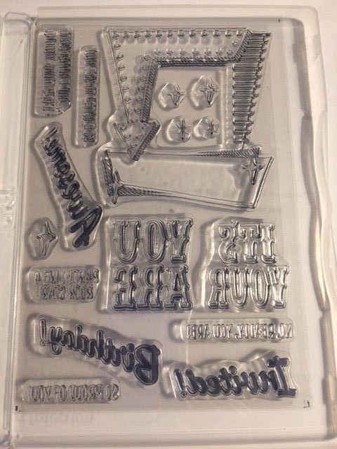 Stampin' Up! MARQUEE MESSAGES(16)Stamps Set-Photopolymer,Marquee,Words/Phrases++