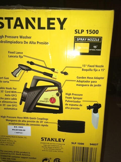STANLEY  Electric Pressure Washer