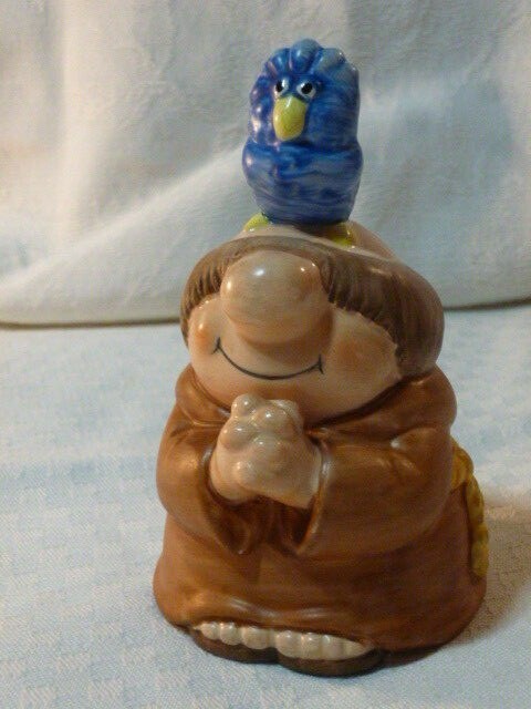 Sherman on the Mount 1983 BELL Figurine Friar Monk American Greeting Co