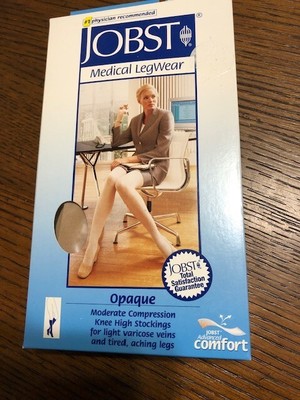 JOBST 115681 Opaque Knee High Closed Toe 15-20mmHg (Honey) Small