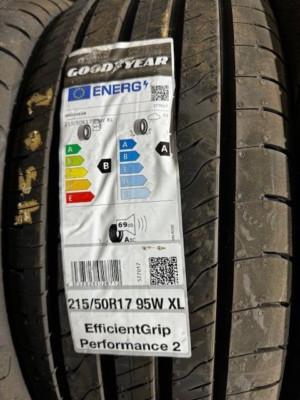 1 x NEW 215/50/17 95W XL GOODYEAR EFFICIENT GRIP PERFORMANCE 2  FREE FIT LONDON