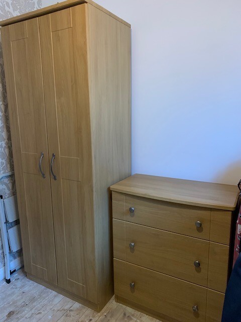 Matching Beech Effect Wardrobe Chest Of Drawers In Bournemouth