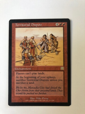 Territorial Dispute 1999 Mercadian Masques Magic Cards, FREE SHIPPING