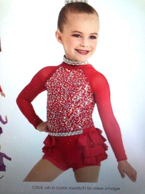 Weissman This is Me Dance Costume - New - Never Worn - Medium Child