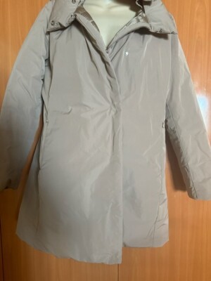 ADD Puffer Jacket Womans US 8 Coat Beige/Nude Duck Down Water repellent 