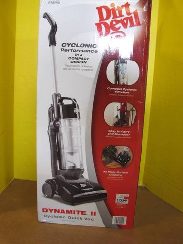 DIRT DEVIL UD20100EB DYNAMITE II BAGLESS UPRIGHT CYCLONIC LIGHT WEIGHT VACUUM
