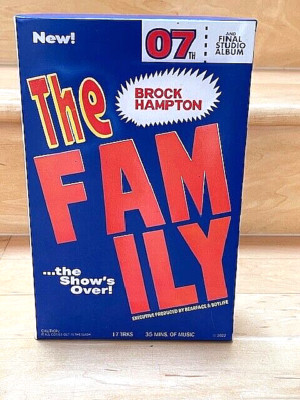 Brockhampton The Family Limited Edition Box--NO T-Shirt--CD (NEW) w/Box