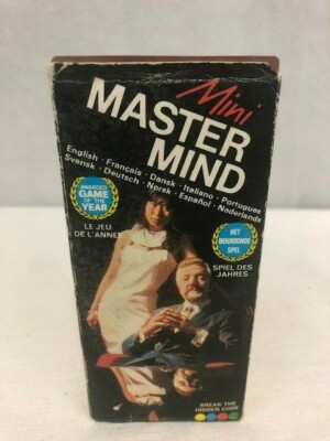 Vintage 1972 Mini Mastermind Travel Size Game by Invicta