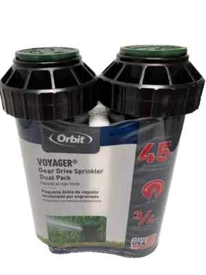 Orbit Voyager 3/4  Female Connect Gear Drive Sprinkler 2 Pack Up to 45' 55461