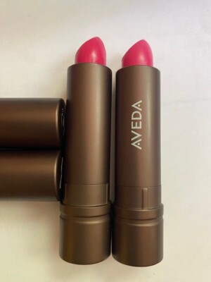 Aveda - ''Feed My Lips'' Lipstick - LOT OF 2!  18 Lychee & 21 Prickly Pear  NEW 