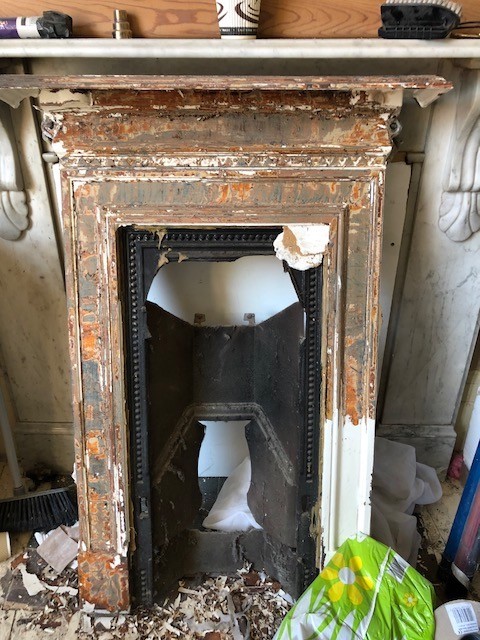 Old Cast Iron Fireplace In Mile End London Gumtree