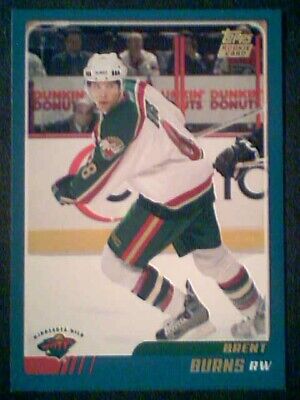 BRENT BURNS 03/04 AUTHENTIC UPDATE ROOKIE CARD. rookie card picture