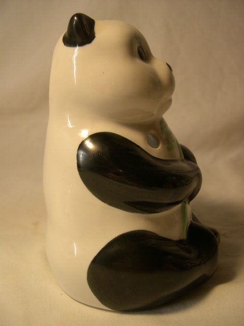 PANDA    CERAMIC  INCENSE BURNER / VASE /  PENCIL HOLDER ETC !
