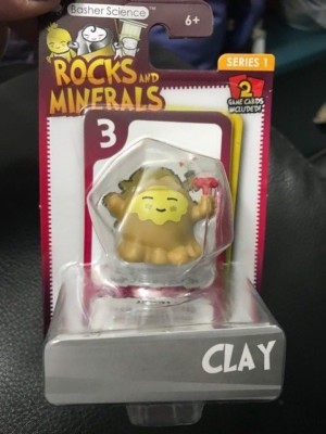Basher Science Series 1 Rocks And Minerals Clay Toy Figure New!!!