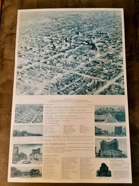 ORIGINAL Nirenstein Ogden, Utah map atlas United States America Vintage Antique