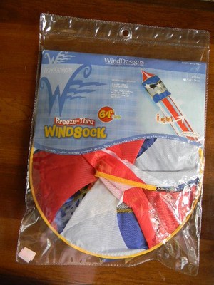 WIND DESIGNS Nylon STARS & STRIPES~CAROUSEL HORSES Windsock U pick Large 64