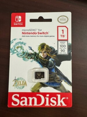 SanDisk 1TB microSDXC UHS-I for Nintendo Switch, Speed Up to 100MB/s Zelda Theme