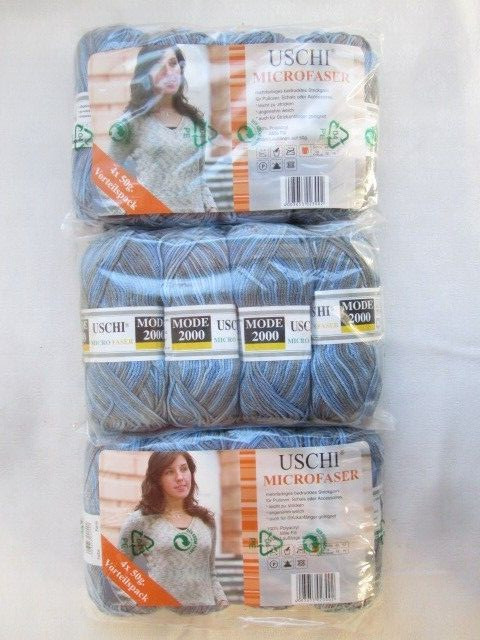 Uschi Wolle - Microfaser - 100 % Polyacryl - 12x 50 G - Partie 34024 - Farbe 293