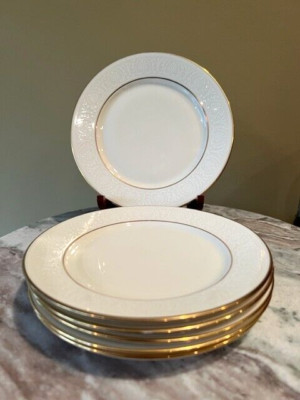 Lenox Courtyard Gold Bread and Butter Plates, set of 6 NWT
