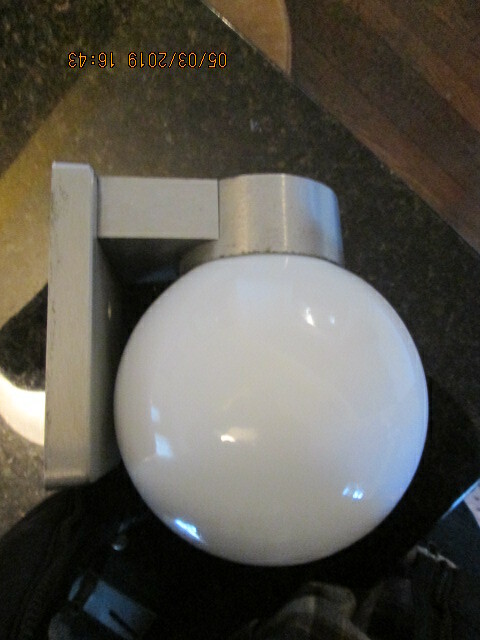 VINTAGE SAUNA WALL LIGHT/ PORCH/OUTDOOR MADE IN THE USA