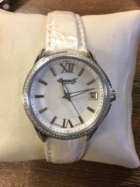 Pre-owned Ingersoll Rand Ingersoll 1892// Piegan In8006wh Calibre 521 Pearl Dial Watch -limited Edition