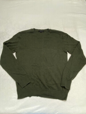 Marc Anthony Mens Shirt Green Long Sleeve Pullover Size Large