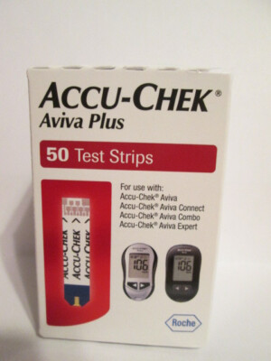 Accu-Chek Aviva Plus test strips 50ct, FEB 28 2025, discount on 2+boxes!