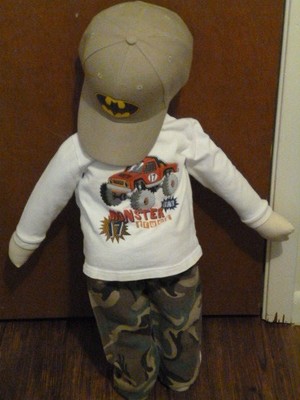 Time out doll  Jerry  love monster trucks