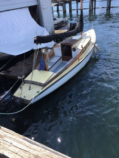 1957 CLASSIC 26ft Blanchard Wooden Sailboat #85 w/ 5hp outboard Seattle,WA