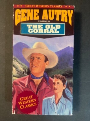 Gene Autry The Old Corral VHS Tape