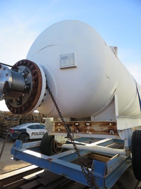 2500 gallon 225 PSI pressure vessel