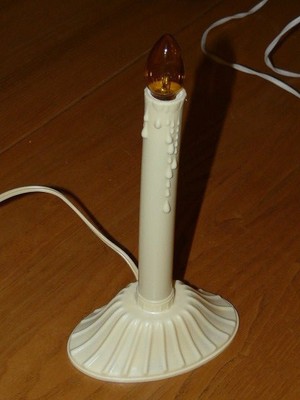 3 Vintage Christmas Candles Lights - 110-120 volts