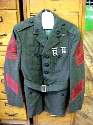 US Marine Corps Jacket USMC Tunic Service Coat Metals Master