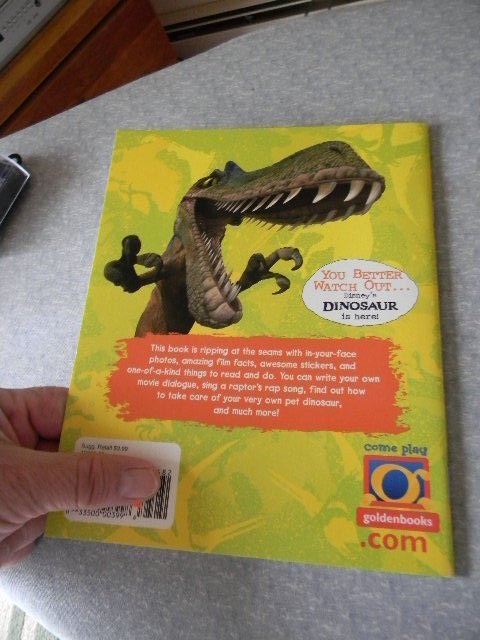 Disney DINOSAUR Activity Fun Book Stickers - 24 pages - Hours of Fun - New