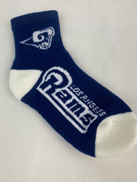 Los Angeles Rams Football Quarter Youth Socks