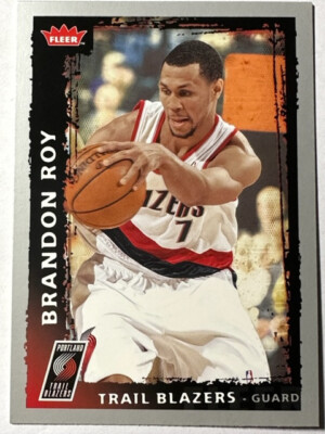 2008-09 Fleer Basketball NBA Portland Trail Blazers Brandon Roy