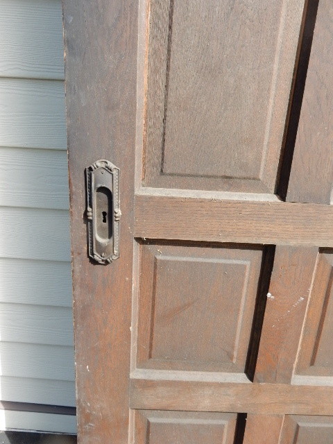 Wooden Oak 12 Panel Pocket Door 84