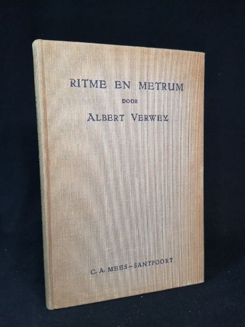 Ritme En Metrum.  - Erstausgabe Verwey, Albert: