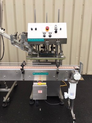 Inline Filling Systems Inline Capper with Elevator Sorter/Feeder, See Video Link