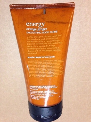 Bath & Body Works Aromatherapy Energy Orange Ginger Smoothing Body Scrub - 11 oz