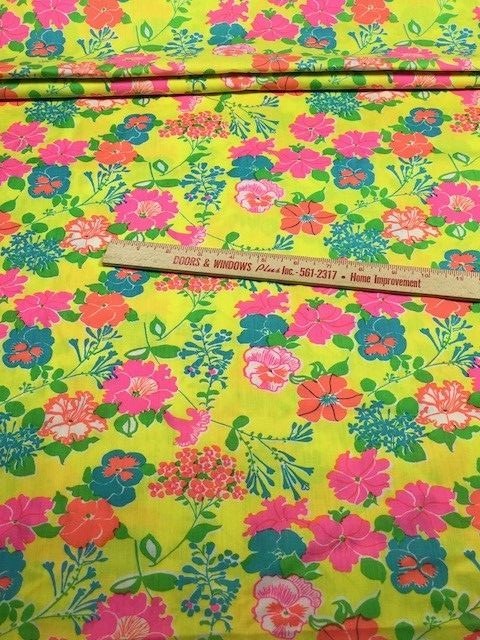 Vintage Rare THEA By ZUZEK Key West Hand Print 4 yd - 45 